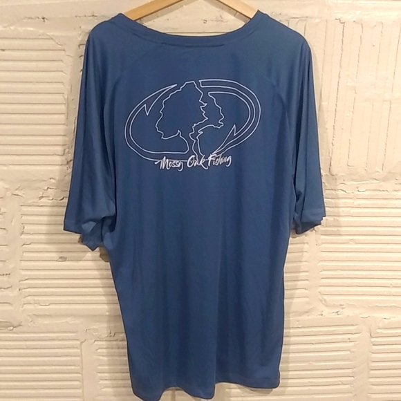 Mossy oak athletic material fishing shirt XL size - Picture 3 of 5